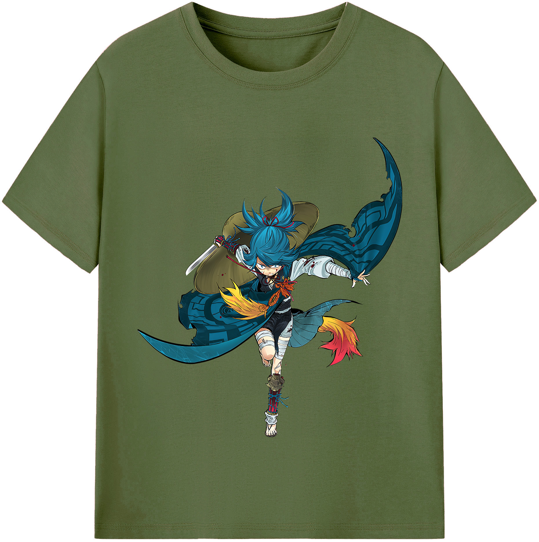 （画像用） 刀剣乱舞 Touken Ranbu 綿100％半袖Tシャツ（フロントプリント）